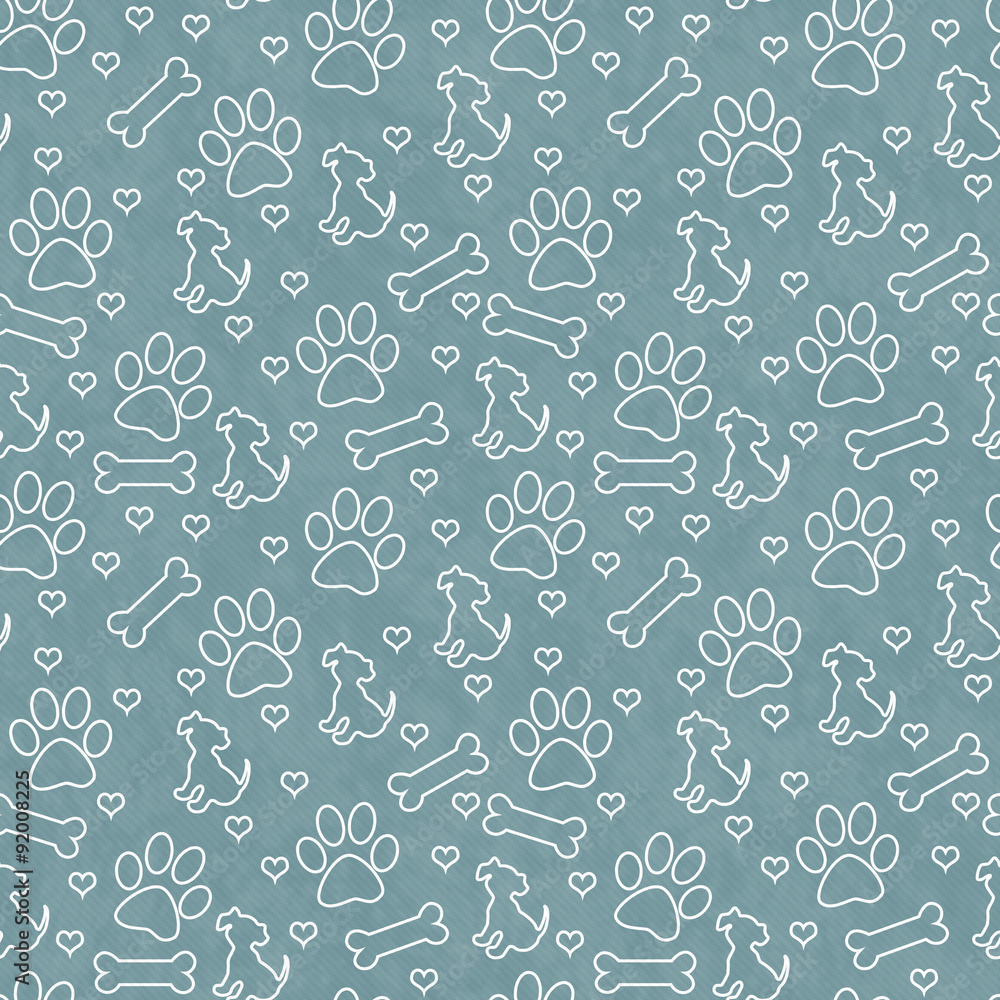 Green Doggy Tile Pattern Repeat Background Green Doggy Tile Pattern Repeat Background