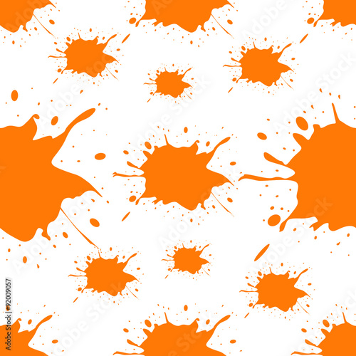 Colorful blots. Seamless vector pattern. Vector illustration