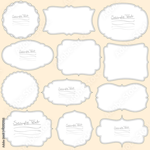 collection retro labels