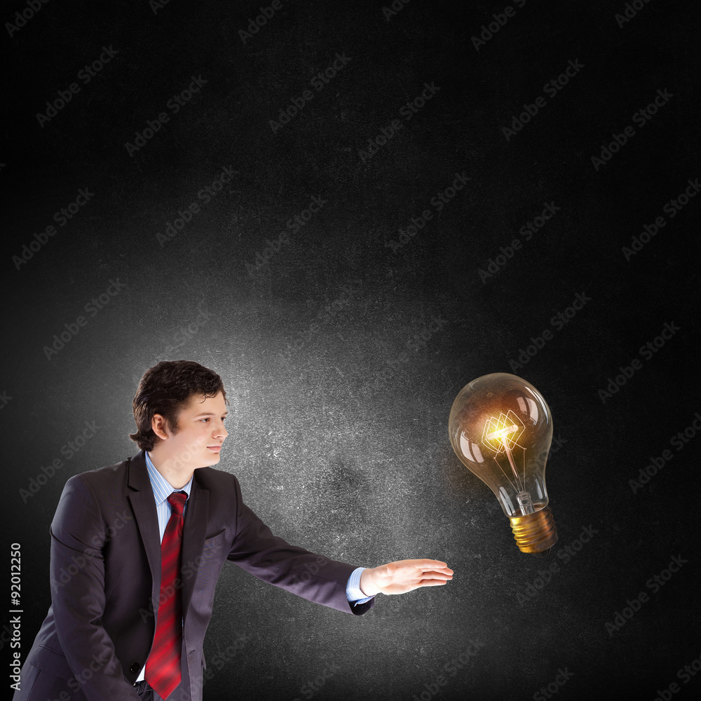 Bulb in hand