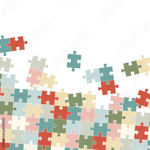 colored puzzle background