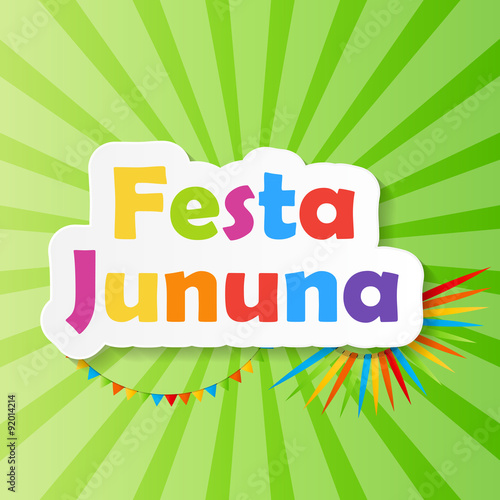 Festa Jinina Background Vector Illustration