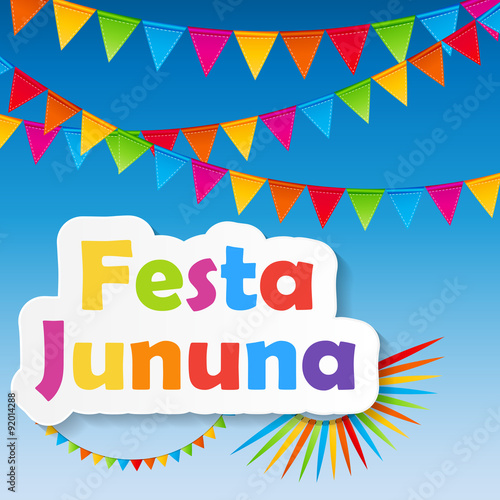 Festa Jinina Background Vector Illustration