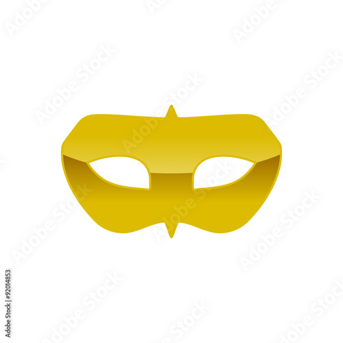 Elegant Golden Masquerade Mask | Classic Costume and Party Accessory
