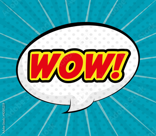 Pop art and comic design