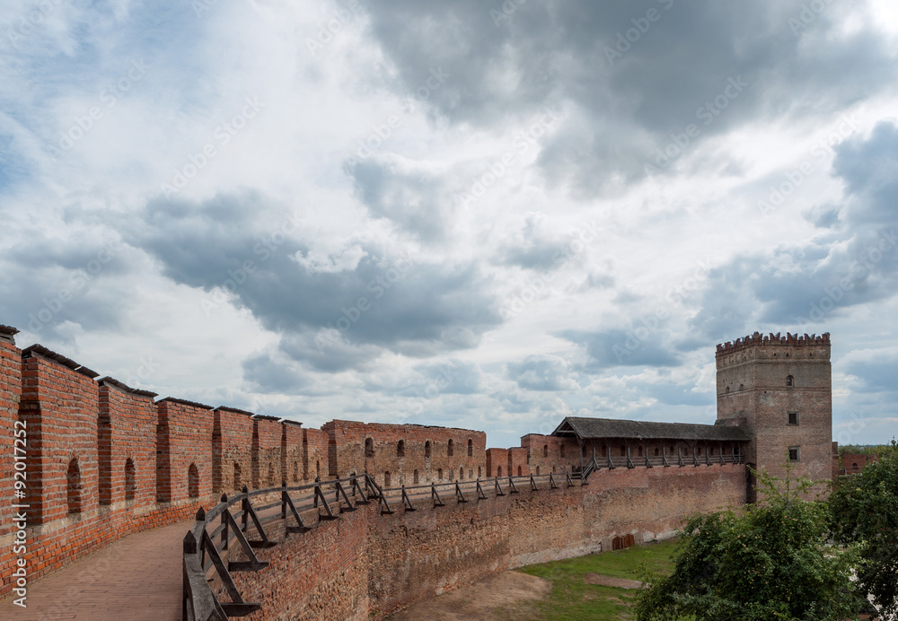 Medieval Ljubart fortress in Lutsk, Ukraine