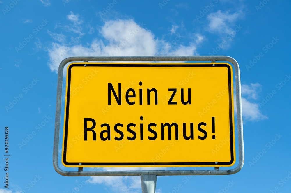 Nein zu Rassismus Ortstafel 01