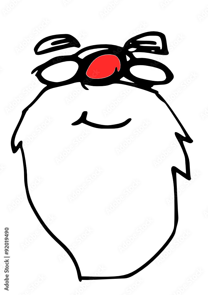 Nikolaus Skizze Stock Vector | Adobe Stock