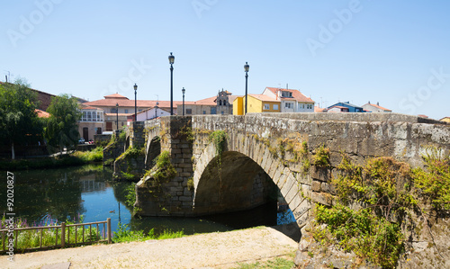 Photos View of old stone bridge at Monforte de Lemos