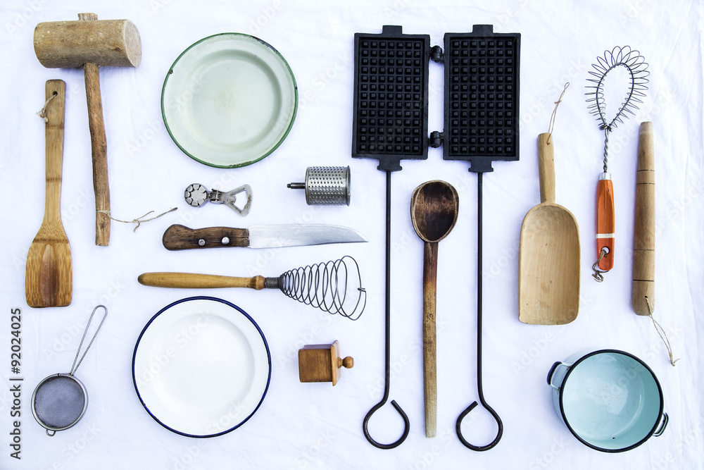 Old kitchen utensils Old kitchen utensils