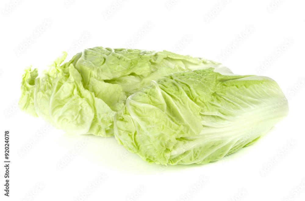 Chinese cabbage isolated on white Chinese cabbage isolated on white