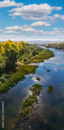 River valley in the countryside