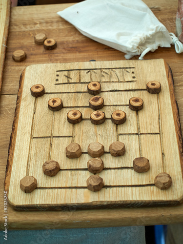 Old Medieval board game photo