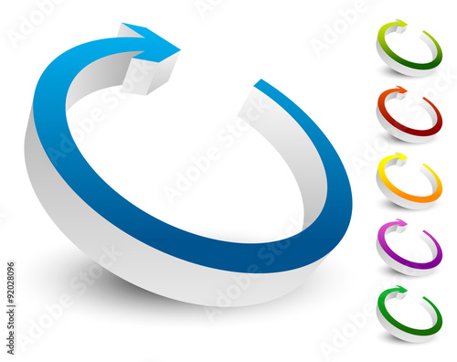 circular, loop, refresh, vector, cycle, clockwise, right, arrow,
