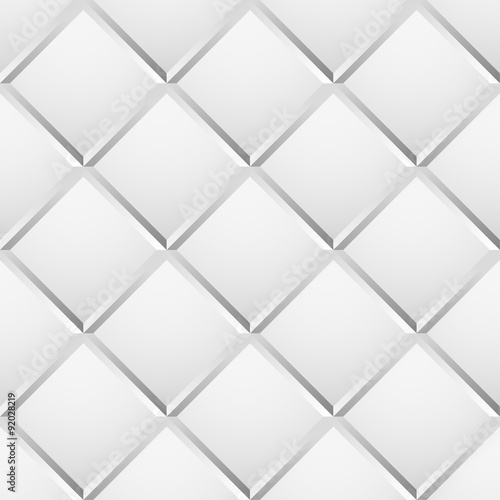 Seamless, repeatable patterns with beveled squares. Abstract gra