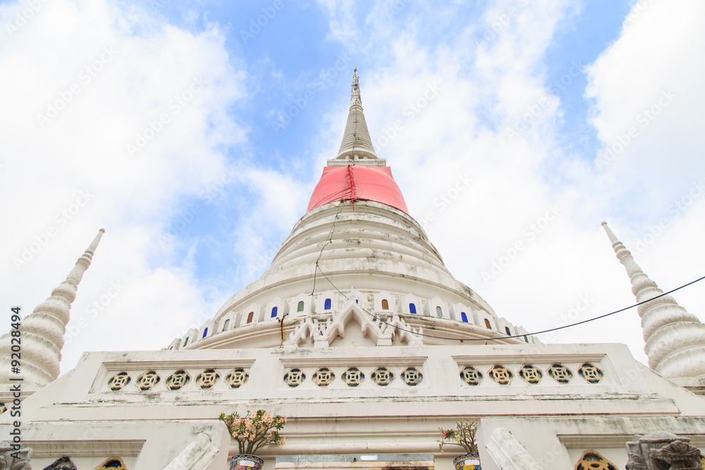 Phra Samut Chedi,Thai Pagoda in Samut Prakan, near Bangkok in Thailand.
