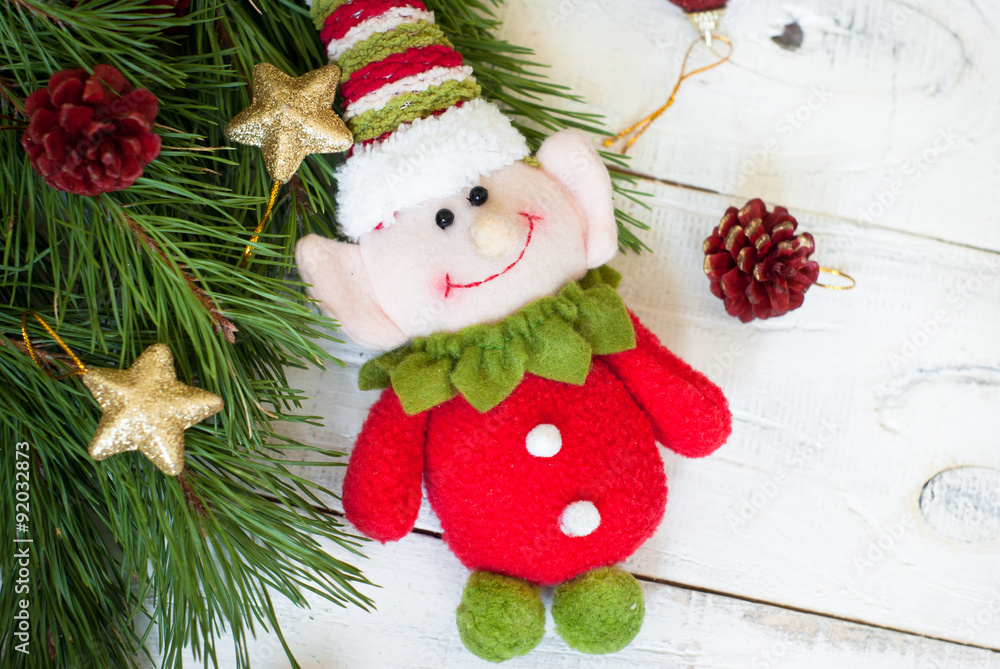 Obraz premium Christmas elf
