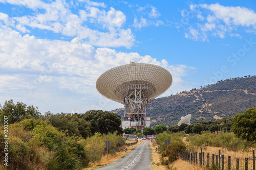 Fototapeta Naklejka Na Ścianę i Meble -  Centro aeroespacial de la NASA de Robledo de Chavela, Spain
