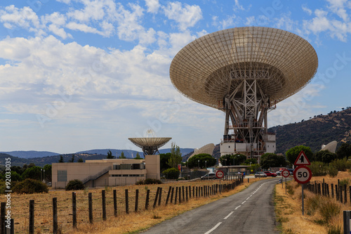 Fototapeta Naklejka Na Ścianę i Meble -  Centro aeroespacial de la NASA de Robledo de Chavela, Spain