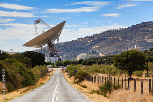 Fototapeta Naklejka Na Ścianę i Meble -  Centro aeroespacial de la NASA de Robledo de Chavela, Spain