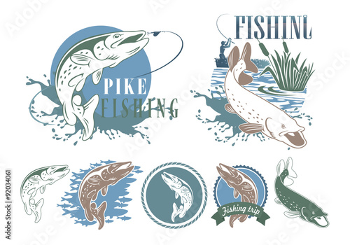 icons pike fishing