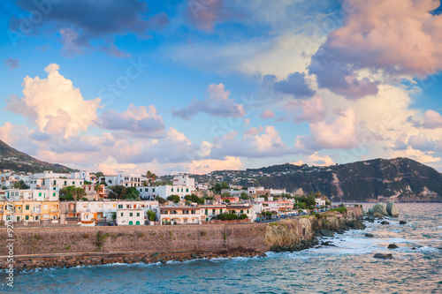Coastal landscape of Forio, Ischia island