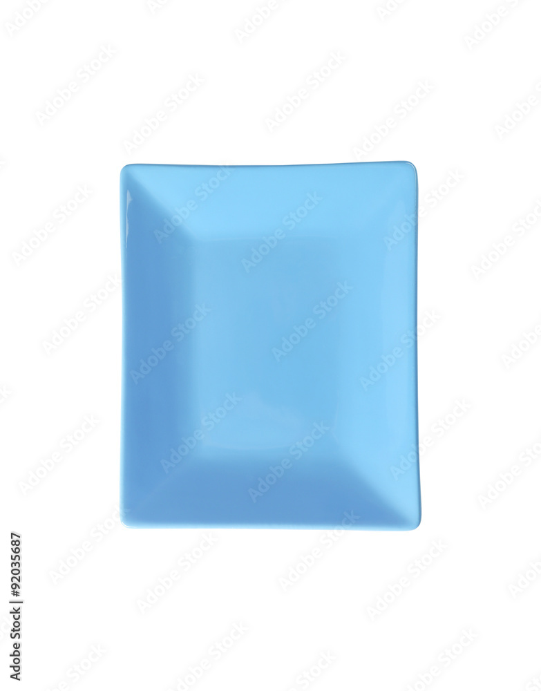 Rectangular blue plate Rectangular blue plate