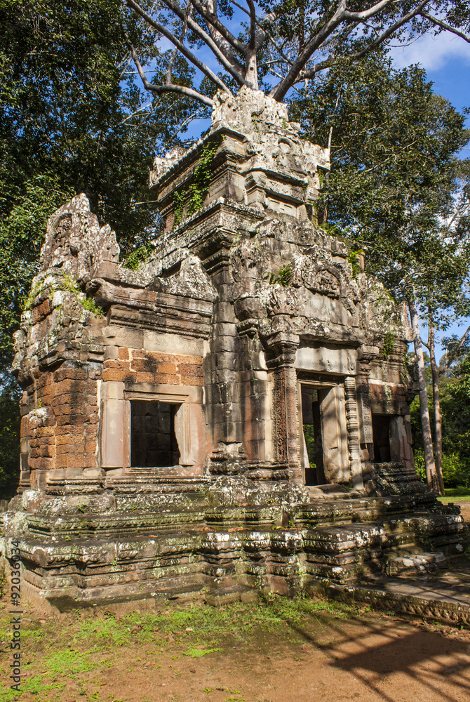 Chau Say Thevoda, an ancient Khmer temple in Angkor, Cambodia - Asia Chau Say Thevoda, an ancient Khmer temple in Angkor, Cambodia - Asia