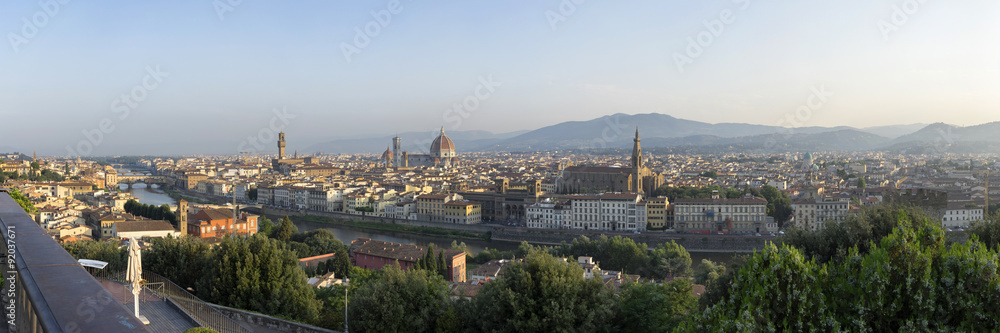 Cityscape panorama of Florence