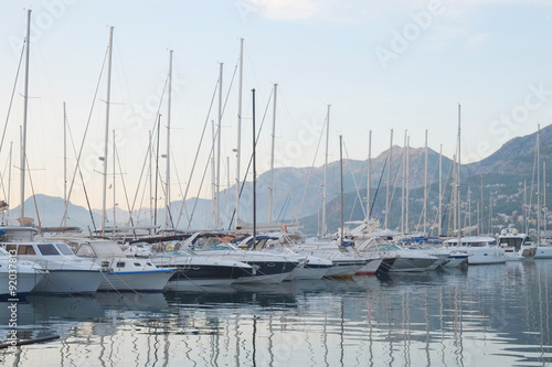 Boats in the in the bay of Bar, Montenegro © Dmitry Vereshchagin