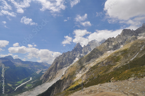 Mont Blanc in Aosta Valley