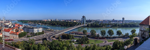 Panoramic view Bratislava, Slovakia