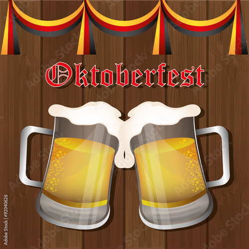 Germany cultures and oktober fest design.
