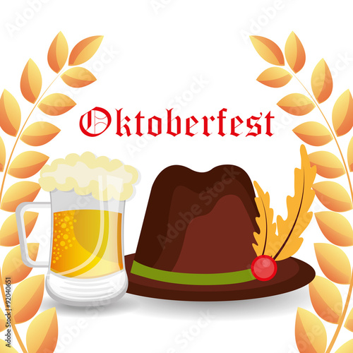 Germany cultures and oktober fest design.