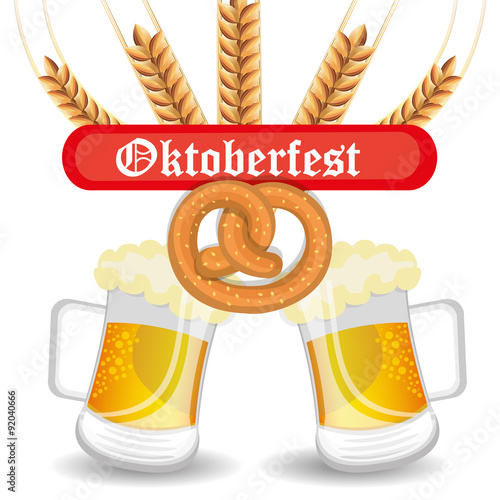 Germany cultures and oktober fest design.