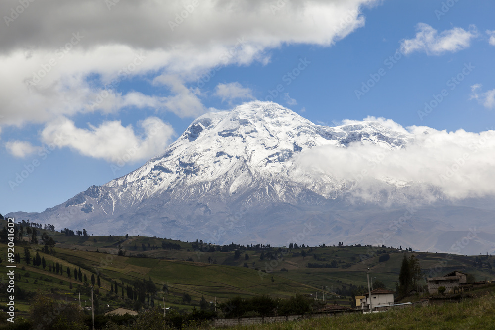 Fototapeta premium Chimborazo in the morning