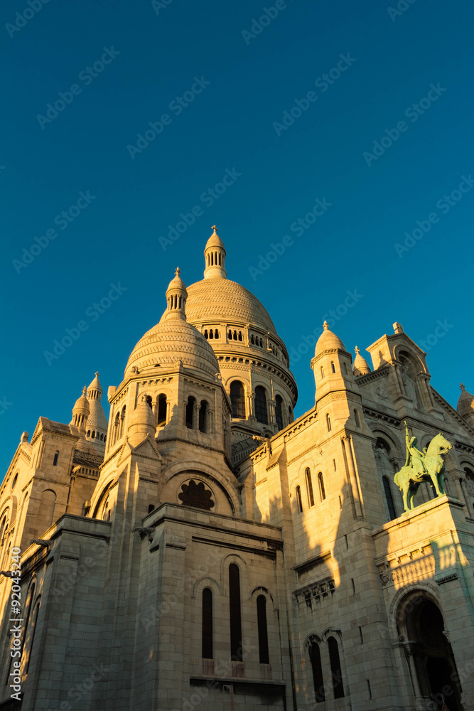The basilica Sacre Coeur, Paris, France.