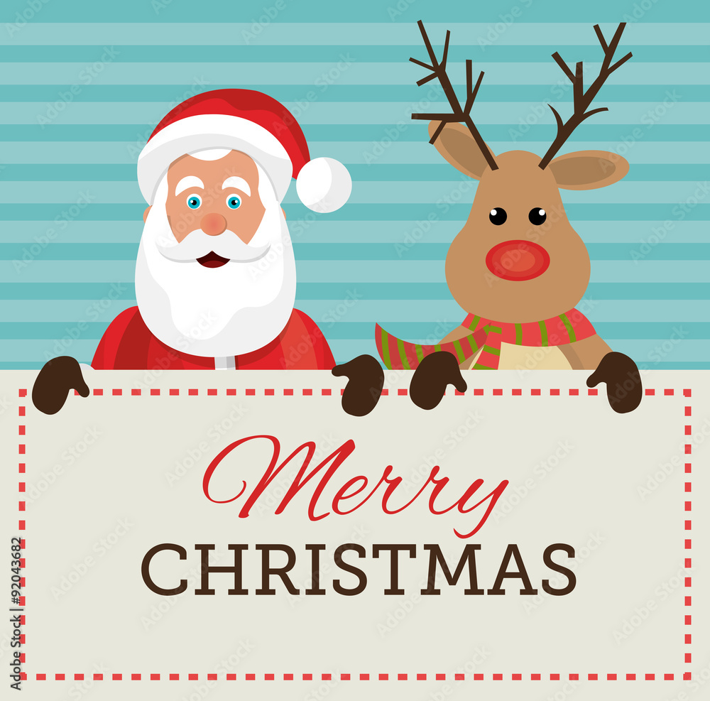 Merry christmas and happy new year card design Merry christmas and happy new year card design