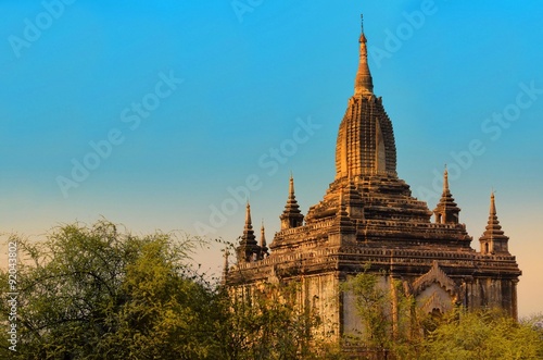Shwesandaw Pagoda in Burma Myanmar