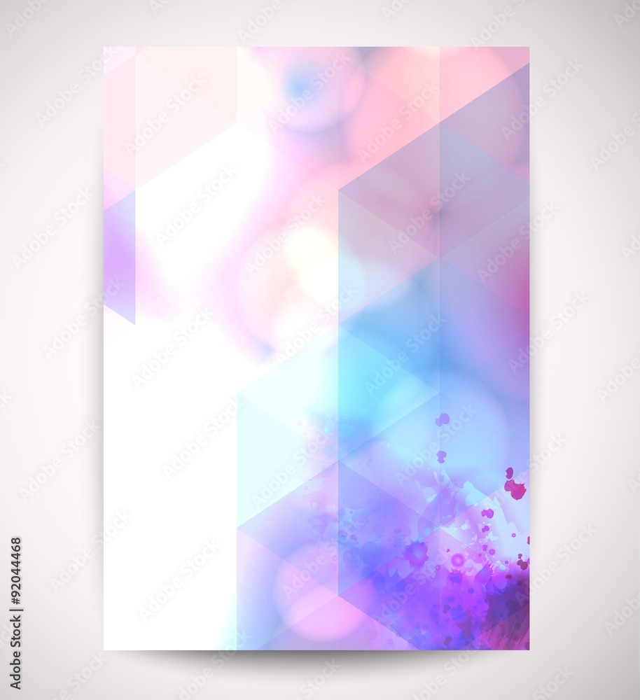 custom made wallpaper toronto digitaltriangular background with light pink and blue  colors