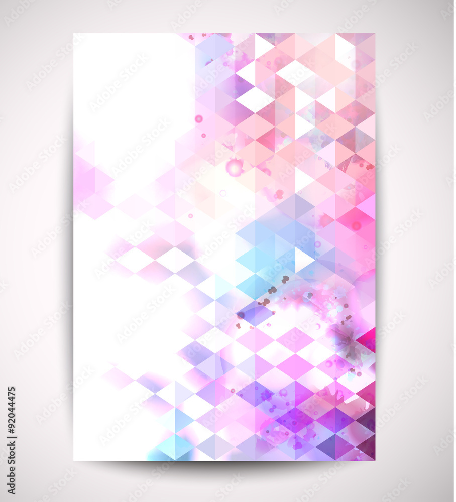 triangular background with light pink and blue colors triangular background with light pink and blue colors