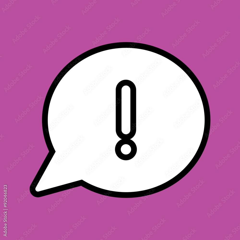 Speech bubble icon. One of set web icons Speech bubble icon. One of set web icons