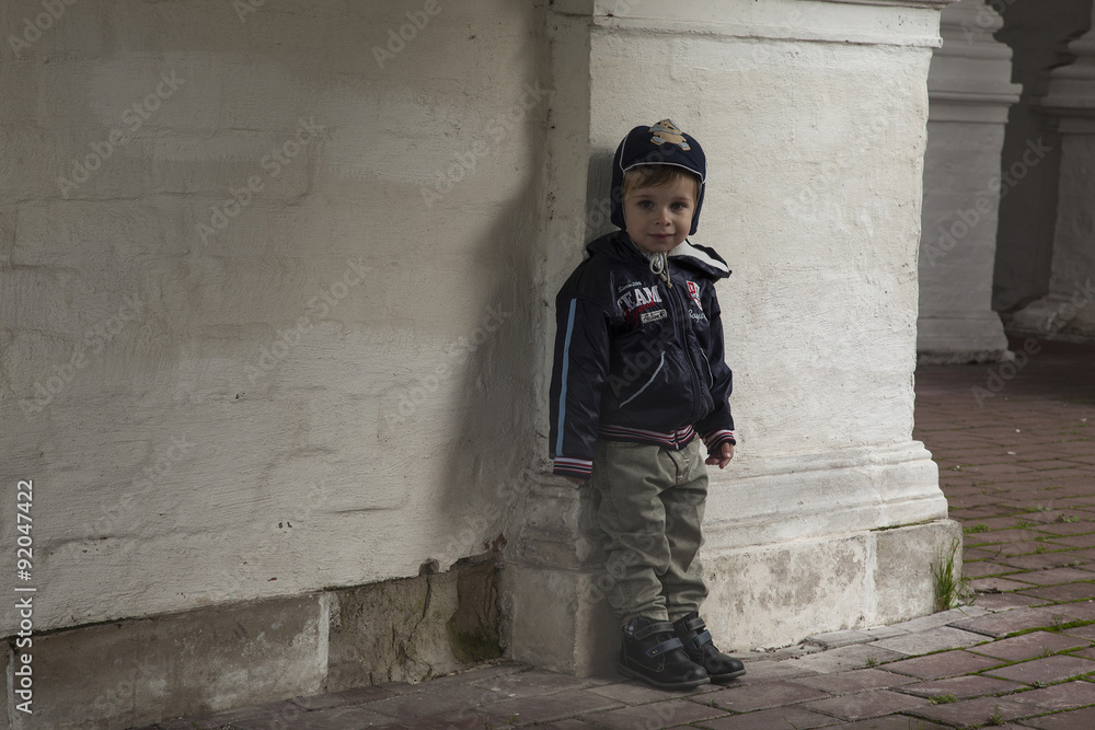 Obraz premium Serious Little Boy.
