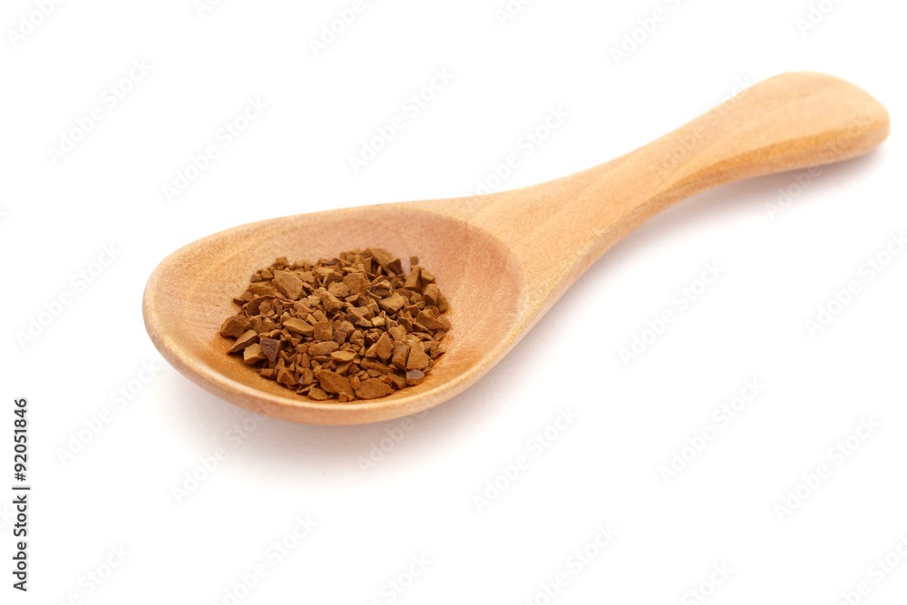 Instant Coffee on White Background Instant Coffee on White Background