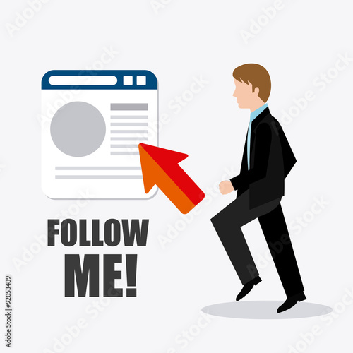 Follow me social and business 