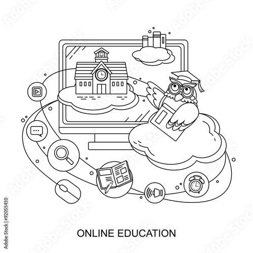 online education concept