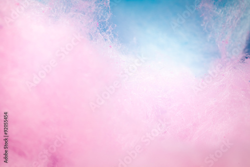 colorful cotton candy in soft color for background photo