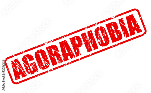 AGORAPHOBIA red stamp text