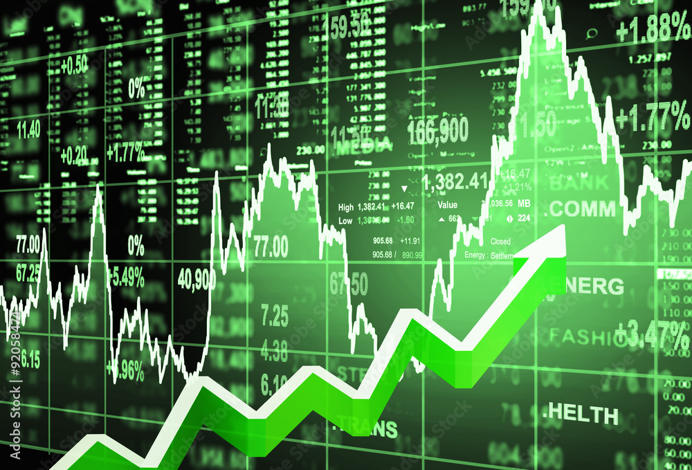 stock market concept stock market concept