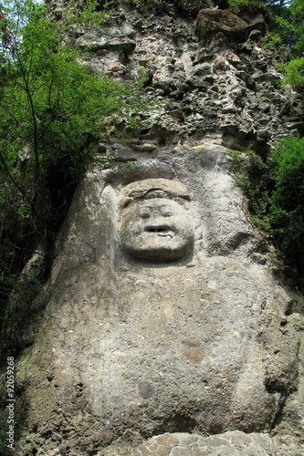 熊野磨崖仏の不動明王像 © okap212321